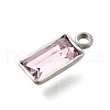 304 Stainless Steel Rhinestone Pendants STAS-Z125-11P-3
