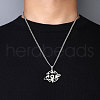 201 Stainless Steel Pendant Necklaces for Man NJEW-Q336-02J-P-3