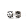 201 Stainless Steel Rhinestone Pendants STAS-F318-02P-2