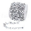 Acrylic Diamond Beaded Trim OCOR-WH0067-73B-1