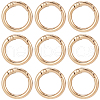 SUNNYCLUE 30Pcs Alloy Spring Gate Rings FIND-SC0009-08-1