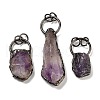 Natural Amethyst Big Pendants G-A221-06-1