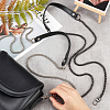 2Pcs 2 Colors Alloy Byzantine Chain & PU Leather Bag Strap FIND-WR0001-49-3