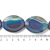 Natural Blue Agate Beads Strands G-P570-B01-01-4
