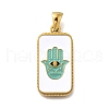 304 Stainless Steel Enamel Pendants STAS-B087-06G-01-1
