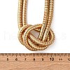 Iron Snake Chain Necklaces for Women NJEW-U046-01G-3