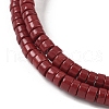 Dyed Natural Magnesite Beads Strands G-M448-F01-01-4