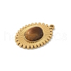 Natural Tiger Eye Pendants STAS-P394-06G-06-2