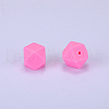 Hexagonal Silicone Focal Beads SI-JX0020A-89-1