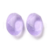 Frosted Glass Rhinestone Cabochons RGLA-G022-05B-371-1