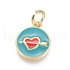 Golden Plated Brass Charms ENAM-L028-002-2