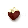 Alloy Enamel Charms PALLOY-R157-03G-03-1