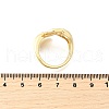 Brass Cuff Rings for Women RJEW-F184-08F-G-5