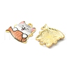 10Pcs Rack Plating Alloy Enamel Pendants FIND-FS0002-53B-2