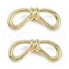 Alloy Bowknot Beads FIND-M079-02G-1