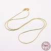 Sterling Silver Snake Chain Necklaces STER-F028-26G-3