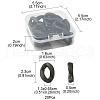 20Pcs Opaque Spray Painted Acrylic Linking Rings OACR-YW0001-54-3