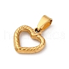 201 Stainless Steel Charms STAS-C130-12G-2