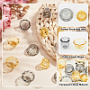 ANATTASOUL 10Sets Transparent Glass Beads GLAA-AN0001-01A-3