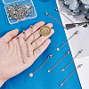 Unicraftale 30Pcs 5 Styles 304 Stainless Steel Curb Chain Extender STAS-UN0060-85-4