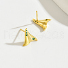 Unique Triangle S925 Sterling Silver Cubic Zirconia Stud Earrings XQ0966-4