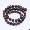 Natural Bronzite Beads Strands X-G-D745-4mm-2