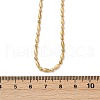 2.5MM 304 Stainless Steel Round Oval Link Chain Necklaces NJEW-M110-01G-5