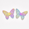 Ion Plating(IP) 201 Stainless Steel Filigree Pendants STAS-S108-48-2