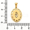 Golden 304 Stainless Steel Pendants STAS-K300-02G-C-3