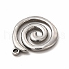 Non-Tarnish 304 Stainless Steel Pendants STAS-P322-11P-3