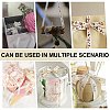 30 Yards Cotton BEST WISHES FOR YOU Word Printed Ribbon OCOR-WH0086-87D-7