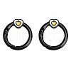 2Pcs Alloy Spring Gate Rings PW-WG34274-01-1