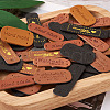 PU Leather Labels DIY-TA0003-24-4