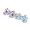 UV Plating Iridescent Transparent Acrylic Beads OACR-O006-07C-2