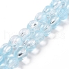 Transparent Glass Beads Strands GLAA-F114-02B-07-1