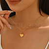 Stainless Steel Heart Pendant Necklaces for Mother's Day and Daily Wear BY0090-4