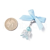 Angel Glass Pearl Beads & Acrylic Pendant Decorations HJEW-JM03184-02-3