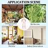 Gorgecraft 2Pcs 2 Style Brass Woven Web/Net with Feather Pendant Decorations HJEW-GF0001-37-5