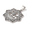 Non-Tarnish Eid Mubarak 201 Stainless Steel Pendants STAS-A094-17P-2