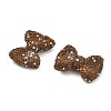 Bowknot Shape Polymer Clay Rhinestone Beads CLAY-NH0001-05B-2