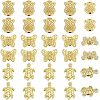 SUPERFINDINGS 60Pcs 3 Style Rack Plating Alloy Beads FIND-FH0004-73-1