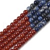 Chakra Natural Yellow Jade & Crystal Quartz & Green Aventurine & Rose Quartz & Carnelian & Sodalite & Amethyst Beads Strands G-NH0002-E03-8mm-3