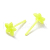 Eco-Friendly Plastic Stud Earrings EJEW-H120-02D-2