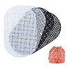 WADORN® 4Pcs 2 Colors Plastic Mesh Canvas Sheets DIY-WR0002-12-1