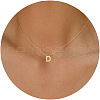 Brass Pendant Initial Necklaces for Women FS-WG1D7F7-17-1