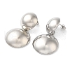 Brass Stud Earrings for Women EJEW-B057-06P-2