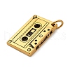 Ion Plating(IP) 304 Stainless Steel Pendants STAS-D067-16AG-1-2