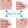 Long-Lasting Plated Brass Earring Hooks KK-BC0006-06G-NF-6