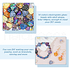 SUPERFINDINGS 100Pcs 10 Colors Electroplate Glass Beads Strands GLAA-FH0001-78-3