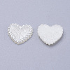 Acrylic Pearl Cabochons X-MACR-F024-22-2